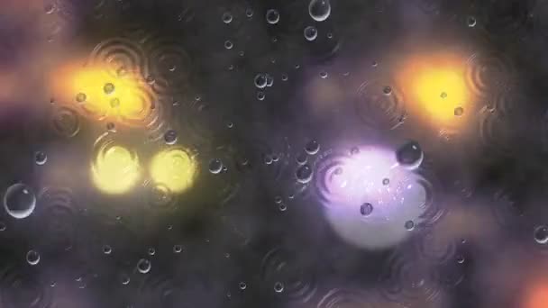 gouttes de lumière abstraites pluie 