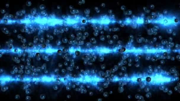 蓝色气泡抽象 — 图库视频影像