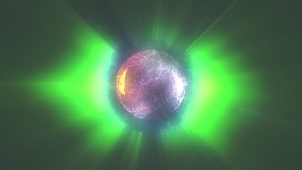 Abstraktní plazma koule — Stock video