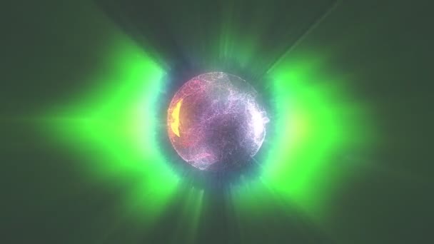 Palla di plasma astratta — Video Stock