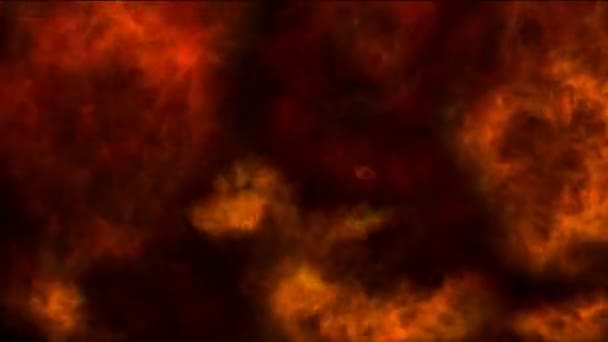 Explosión de fuego abstracto — Vídeo de stock