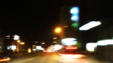 Şehir trafik zaman atlamalı