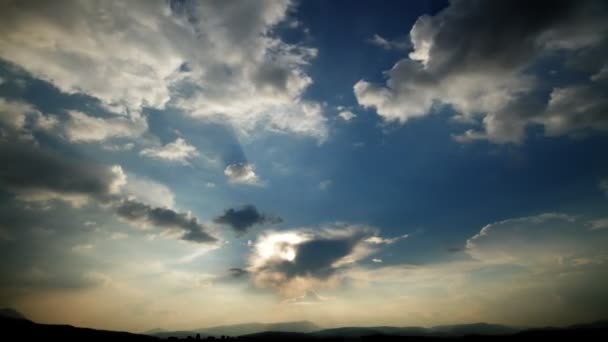 Sunset time lapse — Stock Video