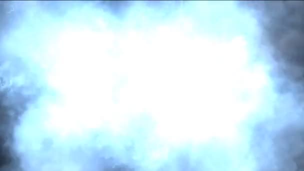 Ficklampa molnen — Stockvideo