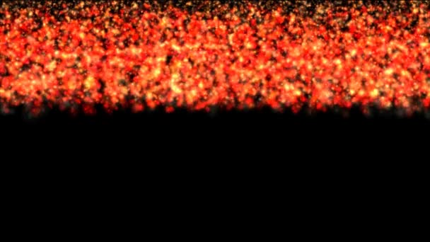 rideau de feu abstrait 