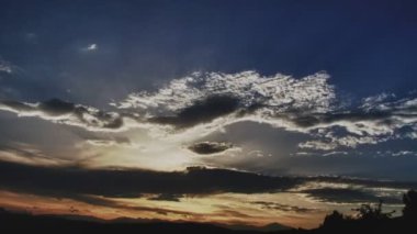 HDR günbatımı zaman atlamalı