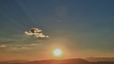 HDR günbatımı zaman atlamalı