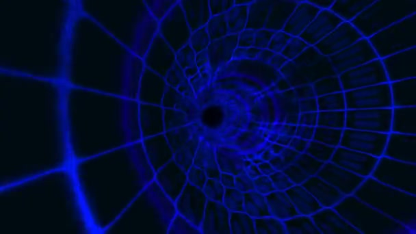 Tünel renk plazma — Stok video