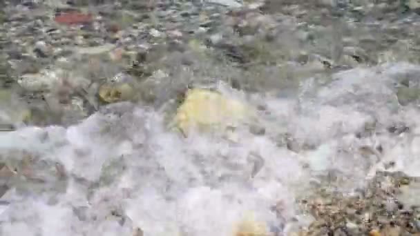 vague dans la plage 
