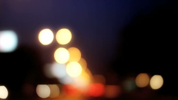 circulation dans la ville la nuit