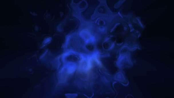 Abstract blue liquid — Stock Video