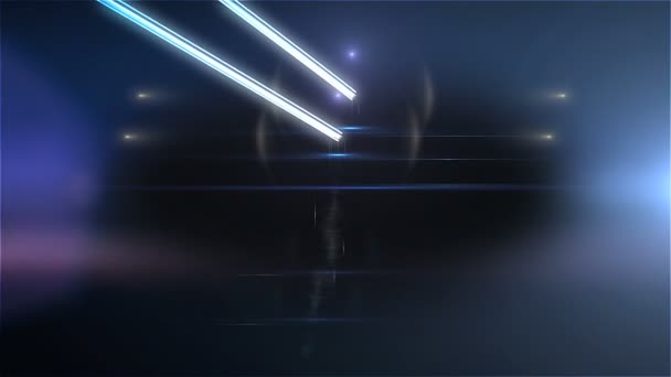 Sentiers lumineux en mouvement 