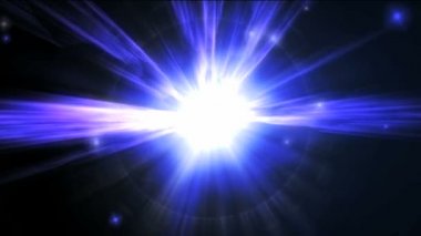 Uzaydaki soyut süpernova yıldızı