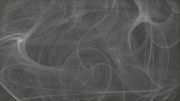 Abstracte rook inkt animatie — Stockvideo