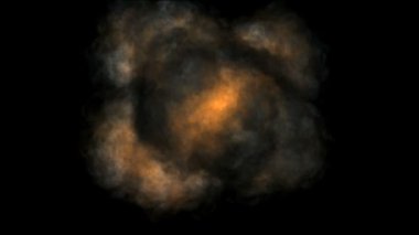 patlama ateş alev topu