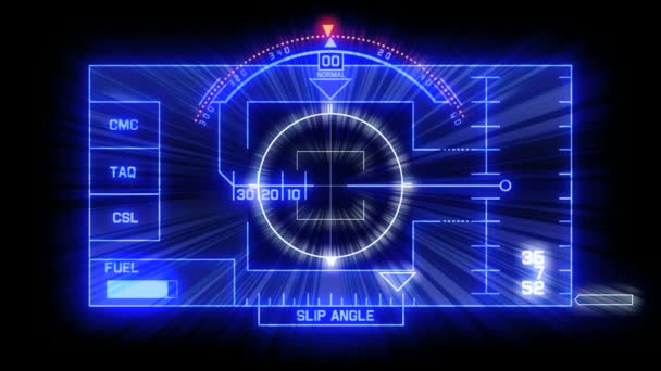 écran de contrôle de vol d'avion 