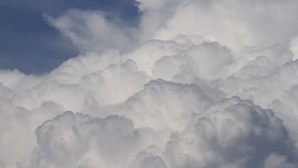 Clouds time lapse in blue sky — Stock Video