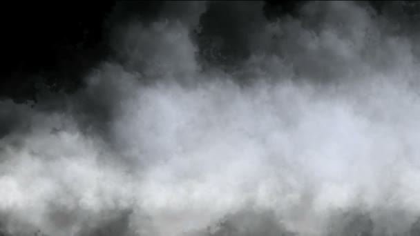 Αφηρημένη σύννεφα καπνού κινούμενα σχέδια — Αρχείο Βίντεο