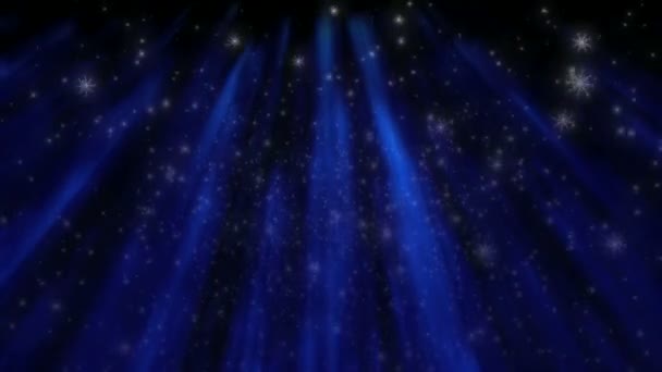 flocons de neige tombent 