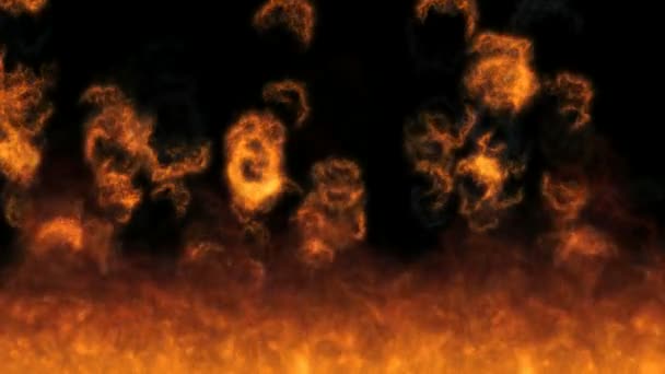 animation abstraite de flamme de feu 