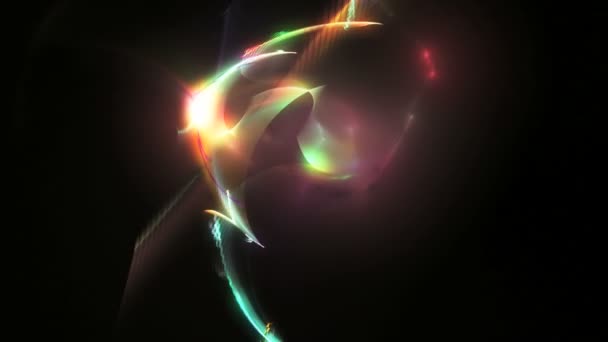 Espace abstrait galaxie animation — Video