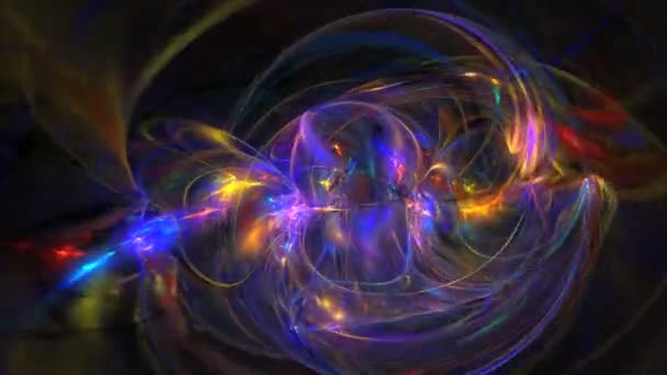 Animación abstracta galaxia espacial — Vídeos de Stock