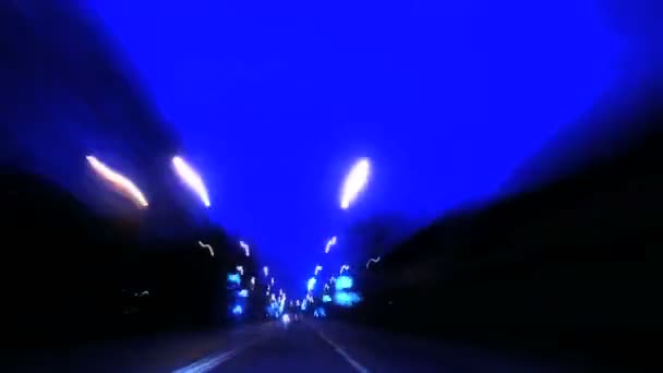 Verkeer time-lapse — Stockvideo