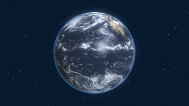 rotation de la terre dans l'espace 