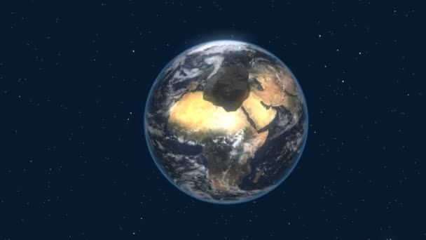 attaque d'astéroïde de terre 