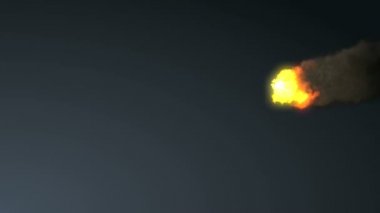 Meteor sonbaharda gökyüzü