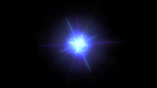 Атом ray посиланні імпульсів — стокове відео