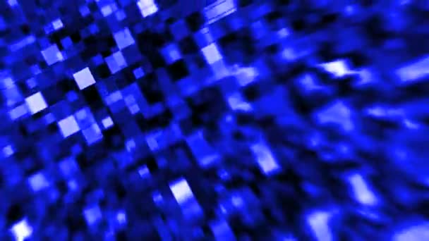 carrés bleu brillant 