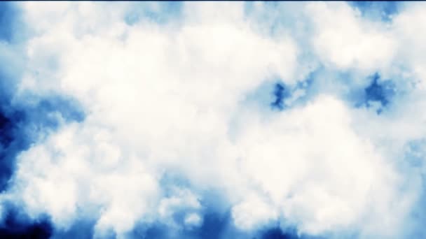 Облака дыма абстрактный — стоковое видео