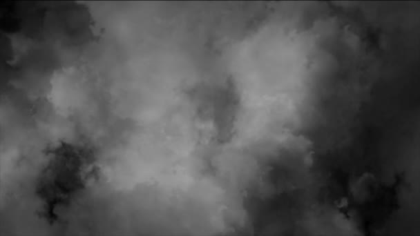 Nuages fumée abstrait — Video