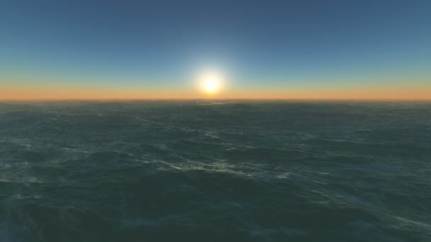 horizon océan coucher de soleil 
