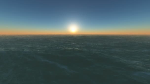 horizon océan coucher de soleil 