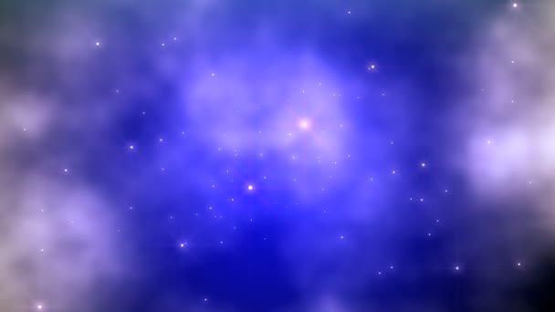abstrait voler nuages scène dans l'espace 