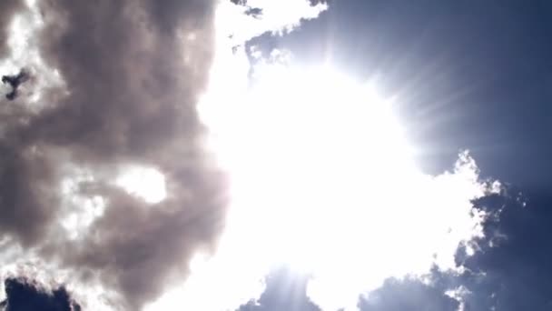 Blauer Himmel Wolken Zeitraffer — Stockvideo