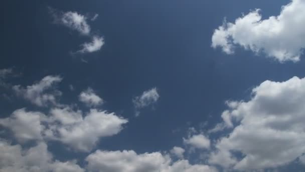 Blue sky clouds time lapse — Stock Video