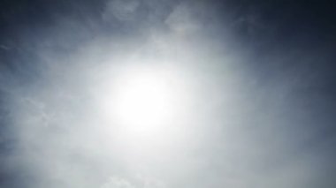 Bulutlu mavi gökyüzü