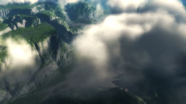 Paysage Aérien Avec Nuages Et Ciel 