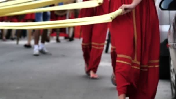 Makedonya eski geleneksel kültürü — Stok video