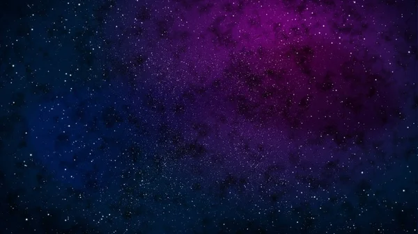 Nebulosa Estrellas Cielo Nocturno Ilustración Render —  Fotos de Stock
