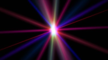 ışık efekti soyut yıldız patlaması lazer ışını çizimi