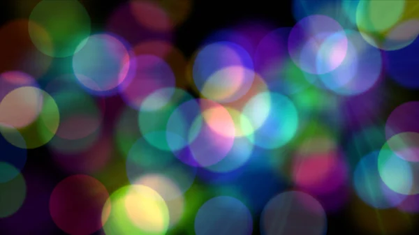 Colorful Circles Bokeh Abstract Background Illustration — Stock Photo, Image