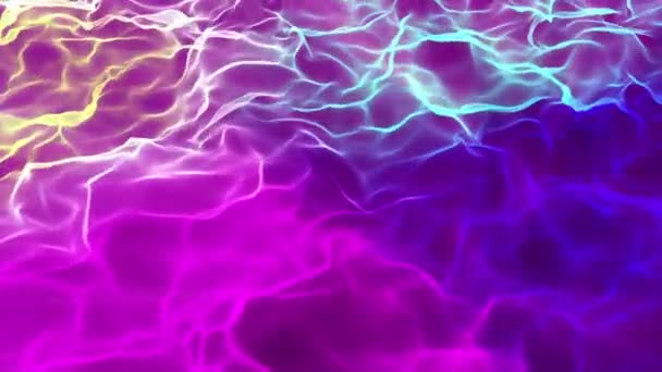 Mgławica Kolor Fala Światło Połysk Abstrakcyjny Ruch — Wideo stockowe