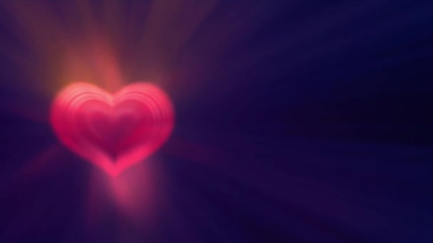 Пульсуючий Рух Серцевого Променя — стокове відео