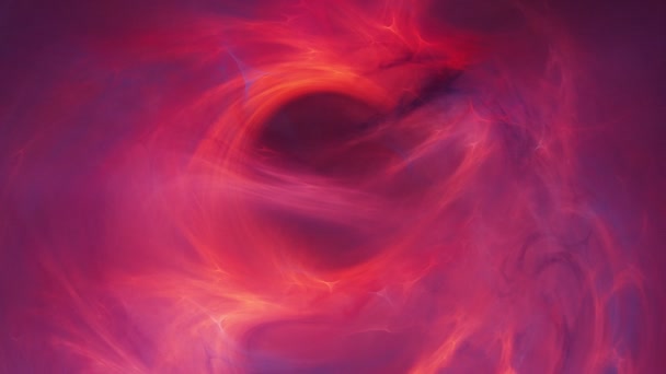 Abstract Fractal Fire Flame Background Motion — Stock Video