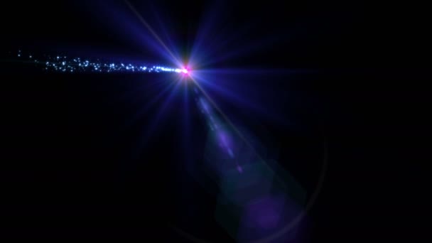 Lumière Comète Voler Dessus Ciel — Video