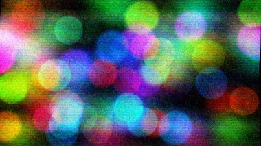 Bokeh soyut arkaplan çizimine sahip renkli daireler